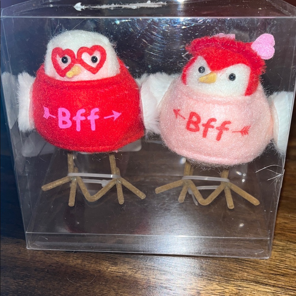 New Target Bff Red and Pink Bird Figurines 2022 cute